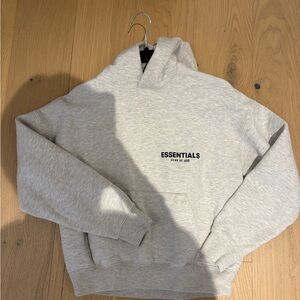 Essentials Cozy Gray Hoodie
